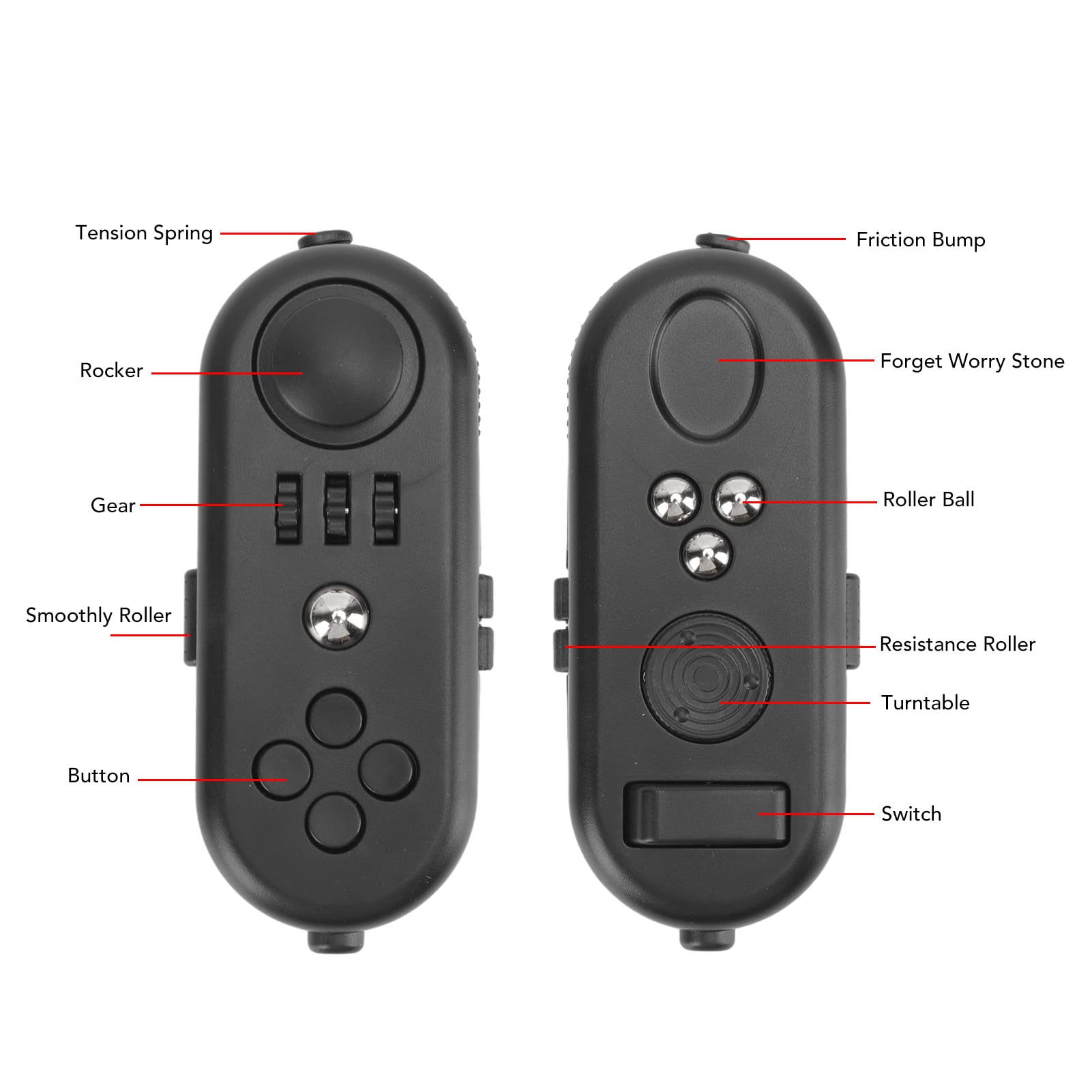 Amazon.co.jp: アンチストレスフィジェットトイ、ポータブル